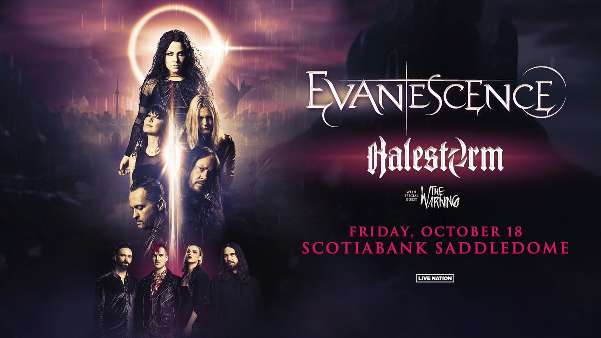 JUST ANNOUNCED: @evanescence is coming to the ‘Dome on October 18, 2024. Subscribe to the Saddledome Insider for exclusive presale ticket access on Thursday, April 25. General on sale is scheduled to begin Friday, April 26 at 10:00 AM.