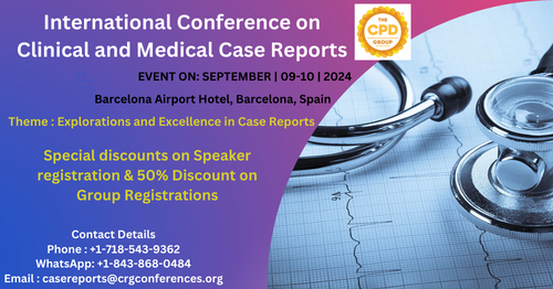 International Conference on Clinical and Medical Case Reports
#CaseReports

Special discounts on Speaker registration & 50% Discount on Group Registrations

Kindly Submit your Abstract provided link crgconferences.com/casereports/ab…

#surgery #cancer #genetics #cardiology #Dentistry