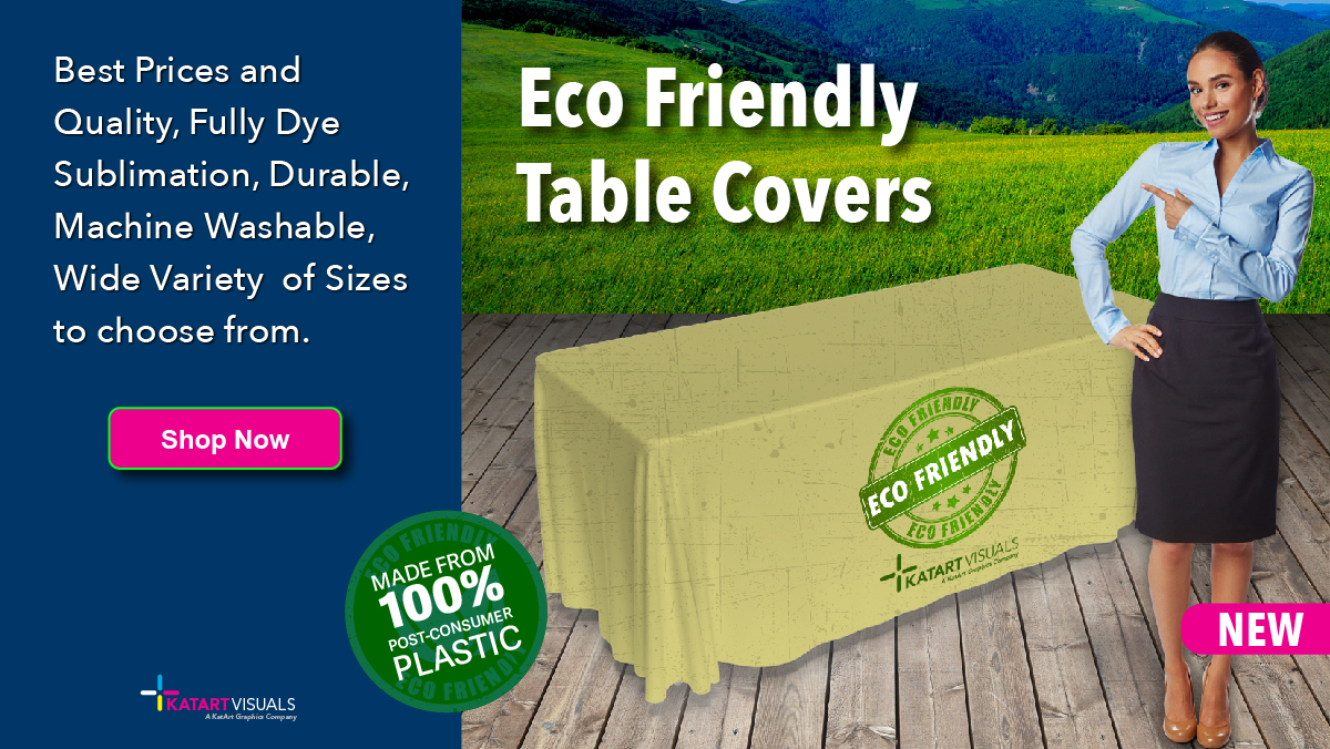katartgraphics's tweet photo. Eco Friendly Table Covers.
Best Prices and Quality, Fully Dye Sublimation, Durable, Machine Washable,  Wide Variety  of Sizes to choose from. No Set-up Charge, No PMS Match Charge, No Proof Charge.

https://t.co/JJoisESGnf

#tradeshow #tradeshowdisplay #graphicdesign https://t.co/3QXWee38oV