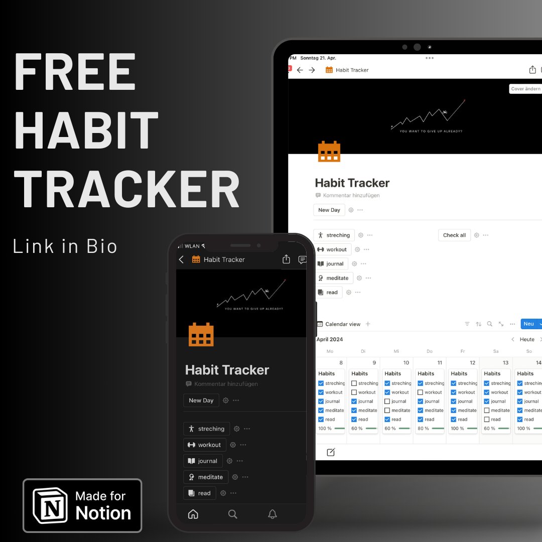 beorganized11's tweet photo. Building new habits is easy with this template: 

1. Start with 1 habit. 
2. Track it daily. 
3. Watch your progress grow. https://t.co/ccJ9Y6CI7q