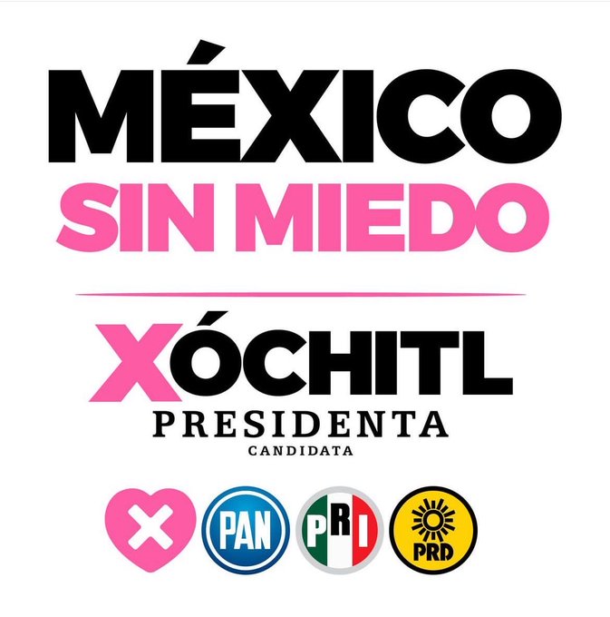 Yo tengo muy claro por quien votar ¿y tú? #XochitlVa2024 #MiVotoEsParaXochitl17 🤞🤞🤞