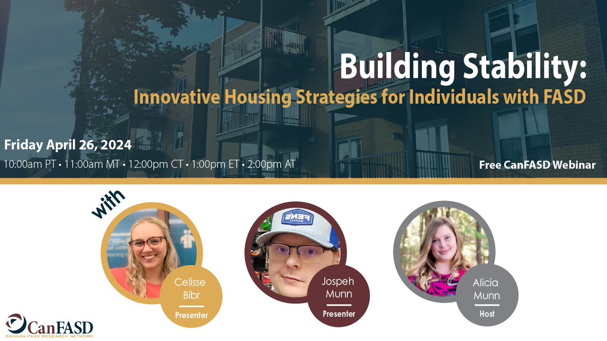 Don't miss out on our upcoming housing webinar! Gain valuable knowledge and insights to support individuals with FASD in finding suitable housing options. Register today to secure your spot and be part of this important conversation: ow.ly/ccIy50RhlJq