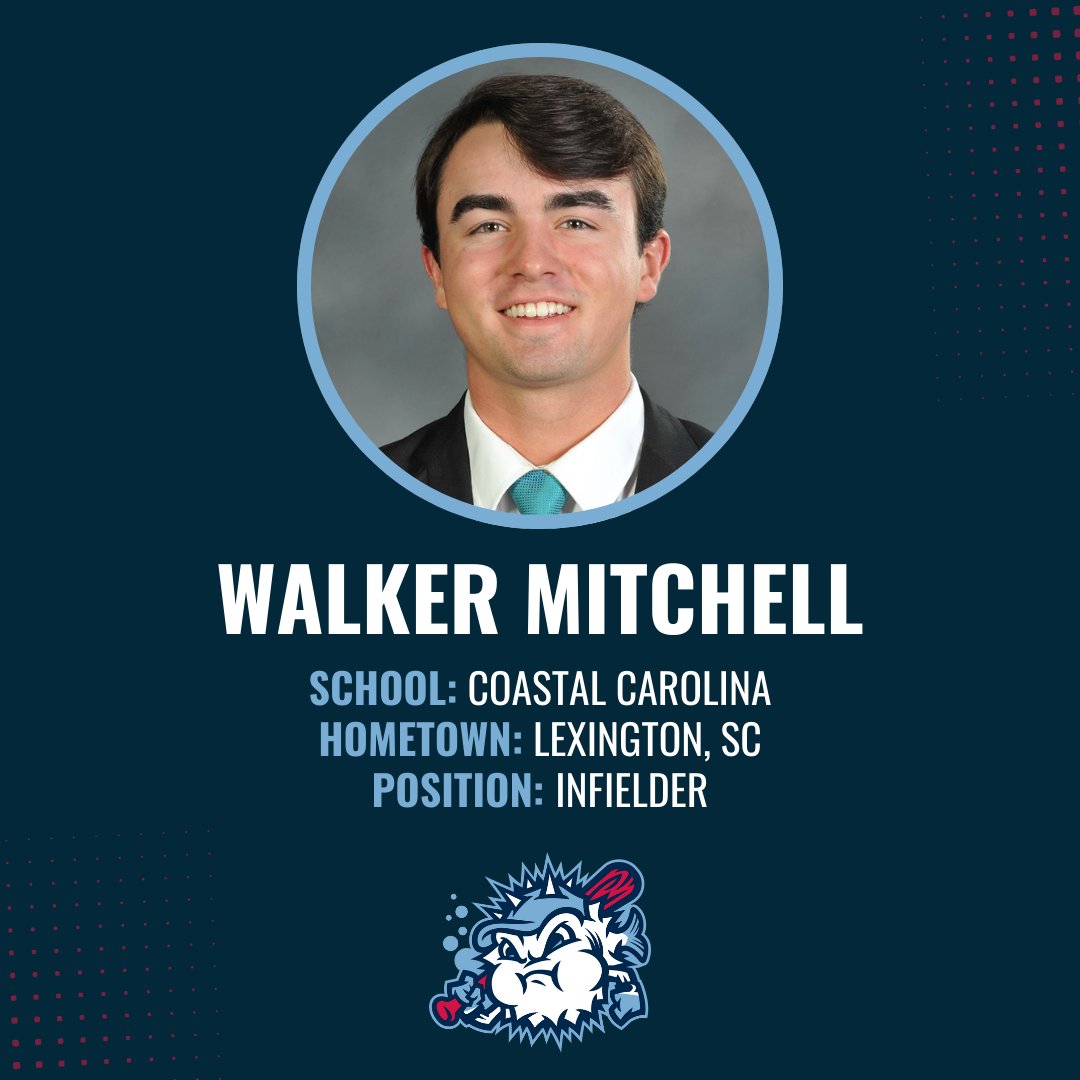 GoBlowfish's tweet photo. We're excited to announce another hometown product will be suiting up for the Blowfish this summer.

Welcome to the squad, @walkermitche11!

Walker is a graduate of River Bluff HS and currently plays for a top-15 team in the country, @CoastalBaseball. 💪 https://t.co/ppkPGY2fU0