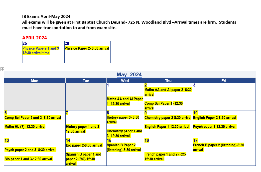 DeLand IB Program tweet media