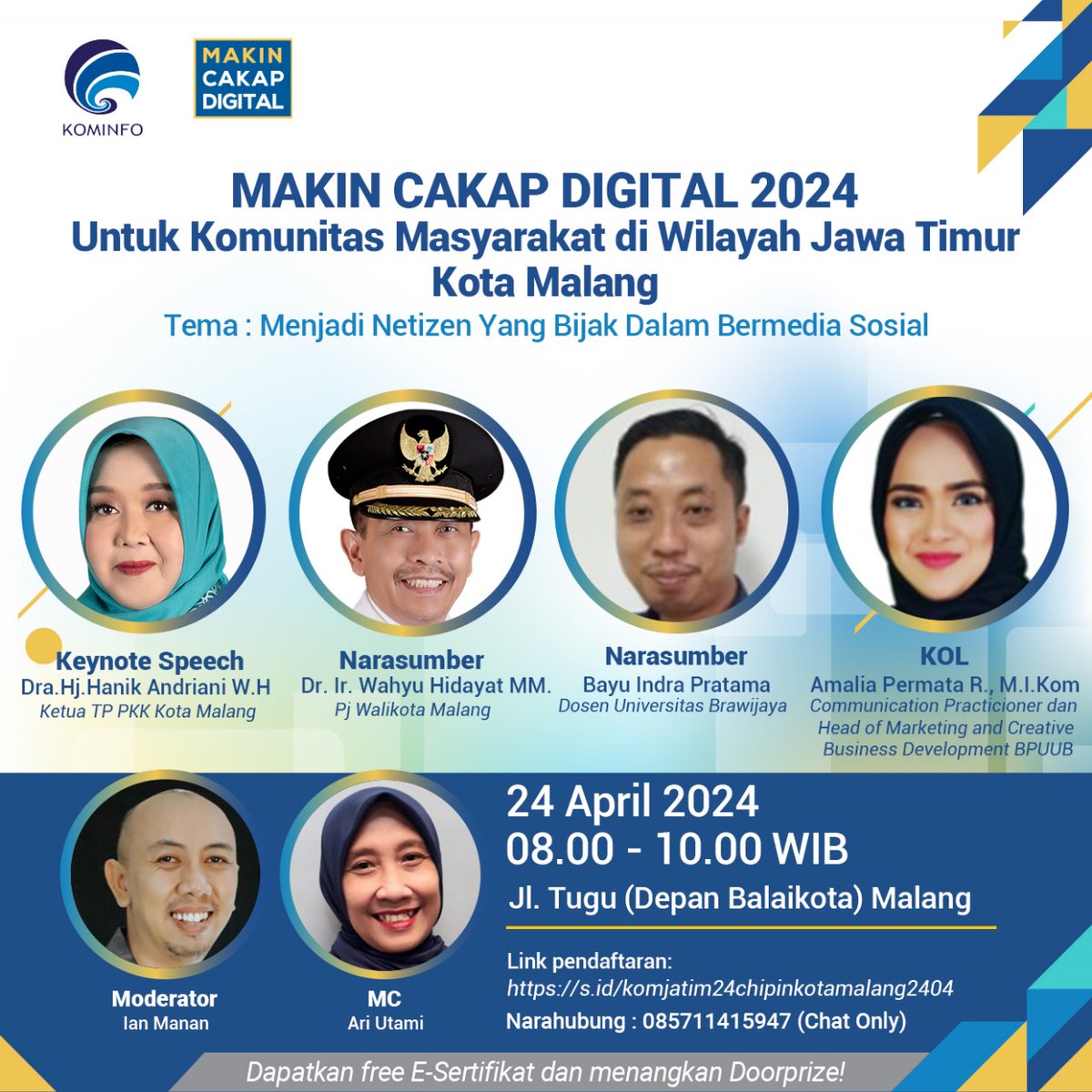 #wargamalang  

Bagaimana menjaga etika dalam dunia digital? 

Kunjungi website : literasidigital.id

#MakinCakapDigital #literasidigitalkominfo #infomalang