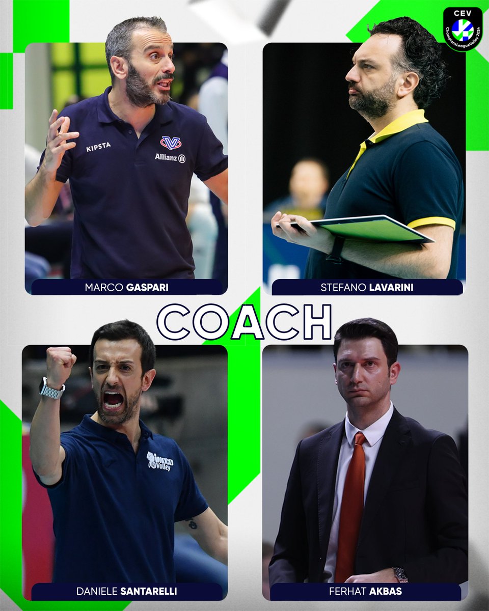 Let us know who should be the coach of the All-Star Team? 🧐 ➡️ To the vote: link.cev.eu/FanAllStarVote… #CLVolleyW