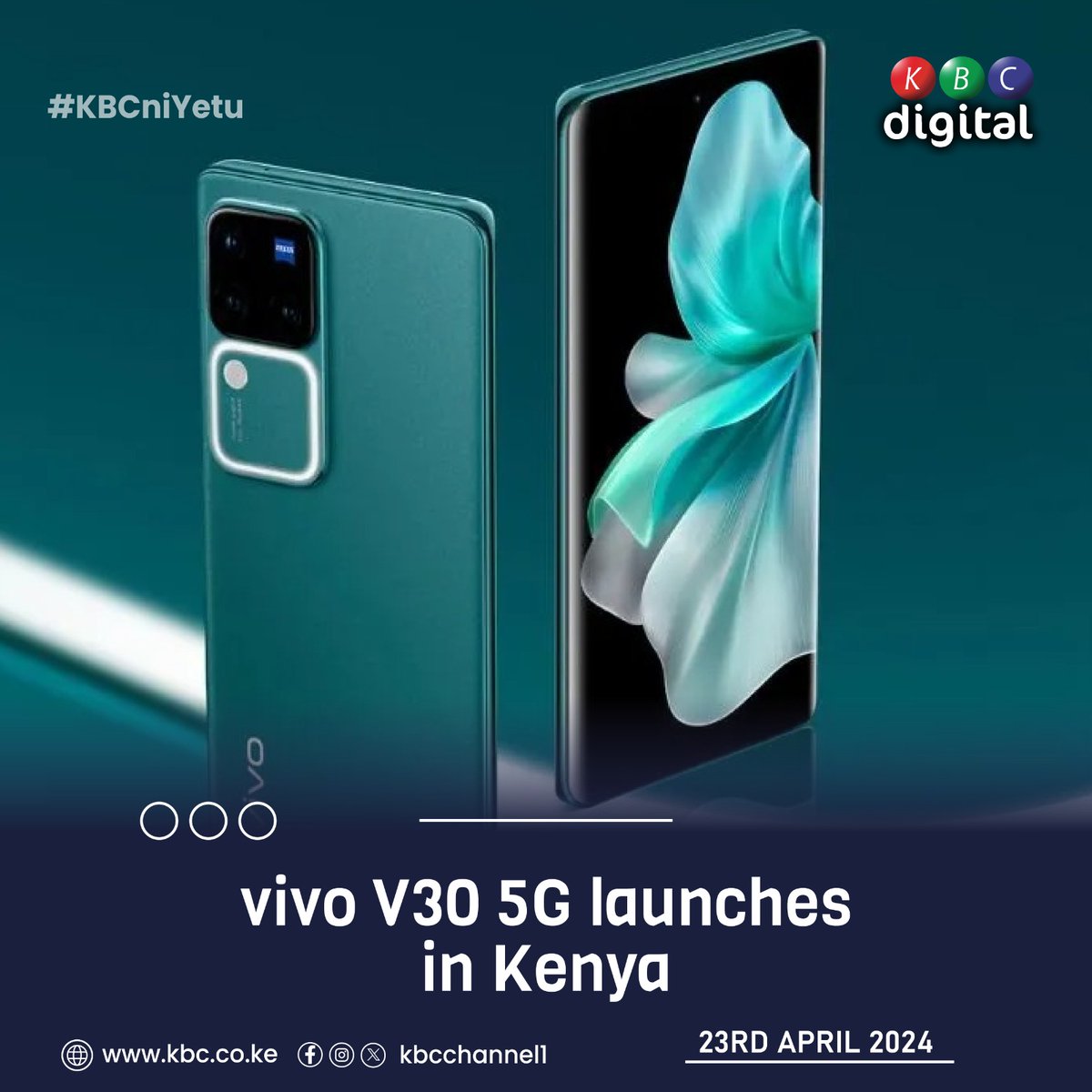 vivo V30 5G launches in Kenya. #KBCniYetu^EM