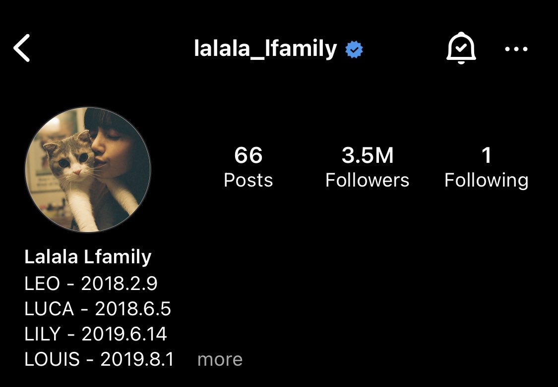 lalala_lfamily is now verified on IG. 🔗 instagram.com/lalala_lfamily… #블랙핑크리사 블랙핑크 리사 #리사 #LALISA #LLOUD @wearelloud