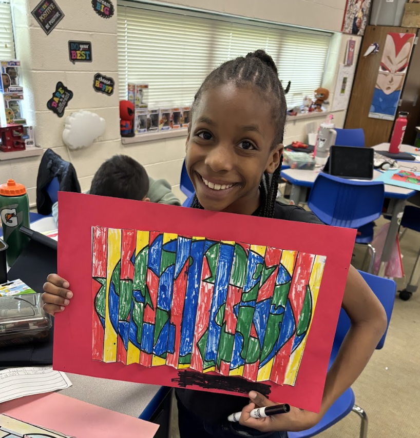 RLVillageSchool's tweet photo. Yesterday the third graders celebrated Earth Day. They discussed the history of Earth Day and ways we can continue to help our planet. They created an agamograph representing our earth and the 3 ways to help our planet.
#116Pride #villagevikings116 #WeAreRL https://t.co/xhtgnhLnfP