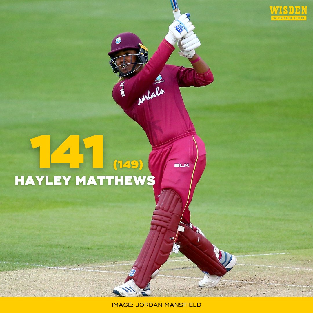 A second ODI century in three innings for Hayley Matthews 💥 #PAKvsWI