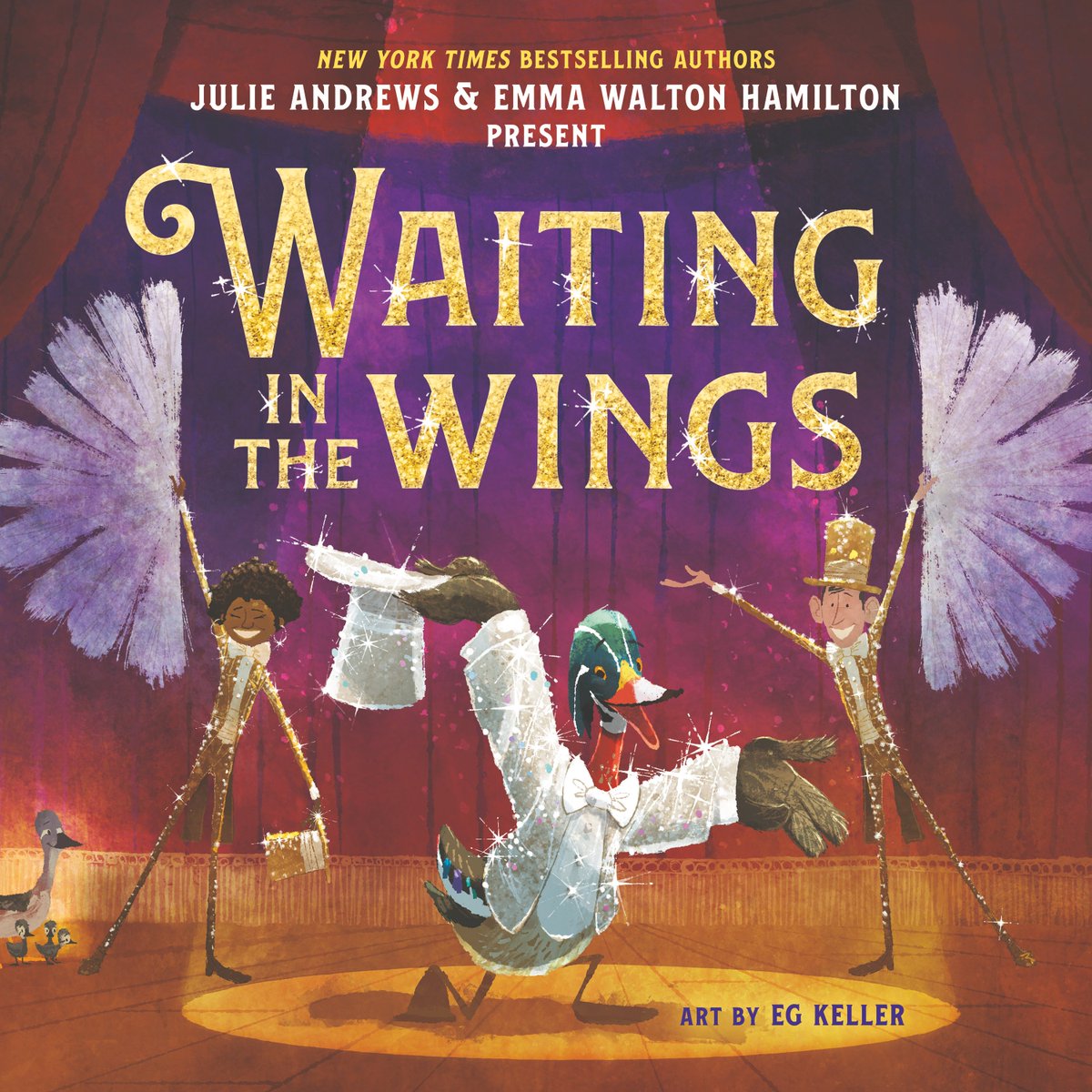 Happy Book Birthday to WAITING IN THE WINGS! Officially on sale today at your favorite bookstore! - Team Julie 🥳