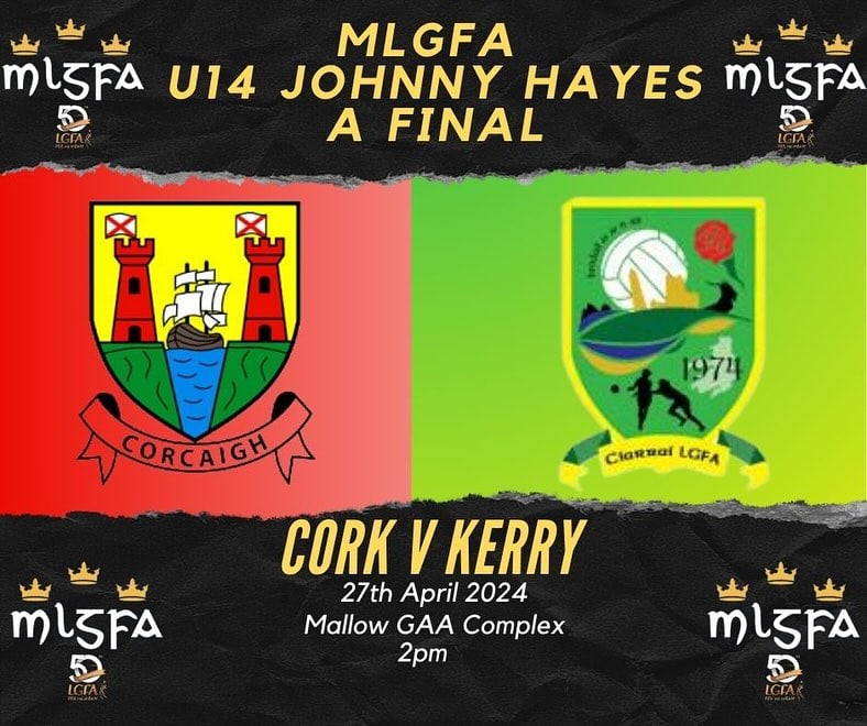 Munster LGFA U14 A Championship Final (Johnny Hayes Tournament) Tickets 👇 universe.com/events/munster…