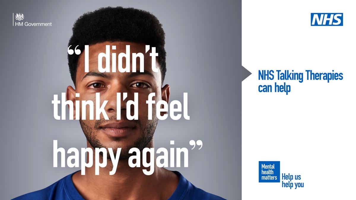 Struggling with feelings of depression, excessive worry, social anxiety, post-traumatic stress or obsessions & compulsions? NHS Talking Therapies can help. The service is effective, confidential & free. Your GP can refer you or refer yourself at nhs.uk/talk