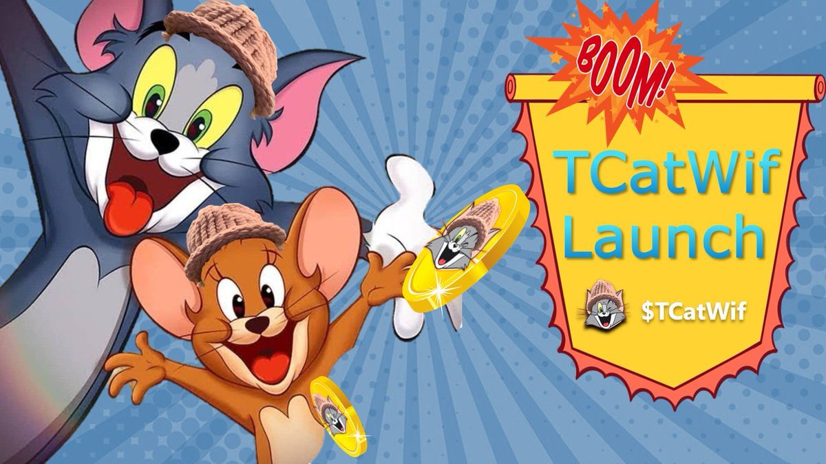 TomCatWif's tweet photo. $TCatWif  launched ‼️

Claim is now available on the Fairlaunch page on Pinksale.

▶️Claim link:
https://t.co/AHE90UWjQC

The moment is finally here! Let's make history together!
Stay tuned, stay hyped, and above all, stay by our side as we embark on this crypto journey! 🚀💎

#TCatWif #SOLANA $SOL #MEMETOKEN