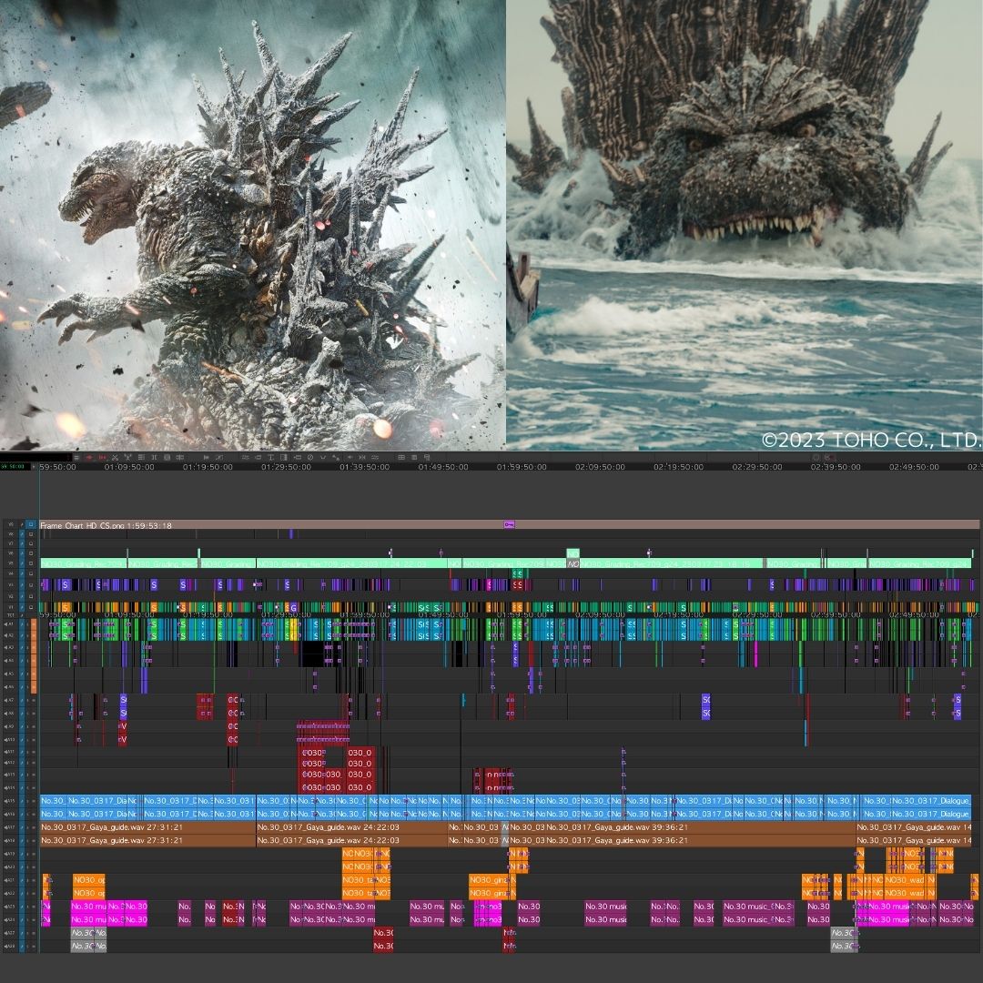 🎬 Timeline of Godzilla Minus One 📷 instagr.am/ryujimiyajima ▶️ avid.com/media-composer #godzilla #godzillaminusone #avidmediacomposer #editing #editor #postproduction #mediacomposer #avid