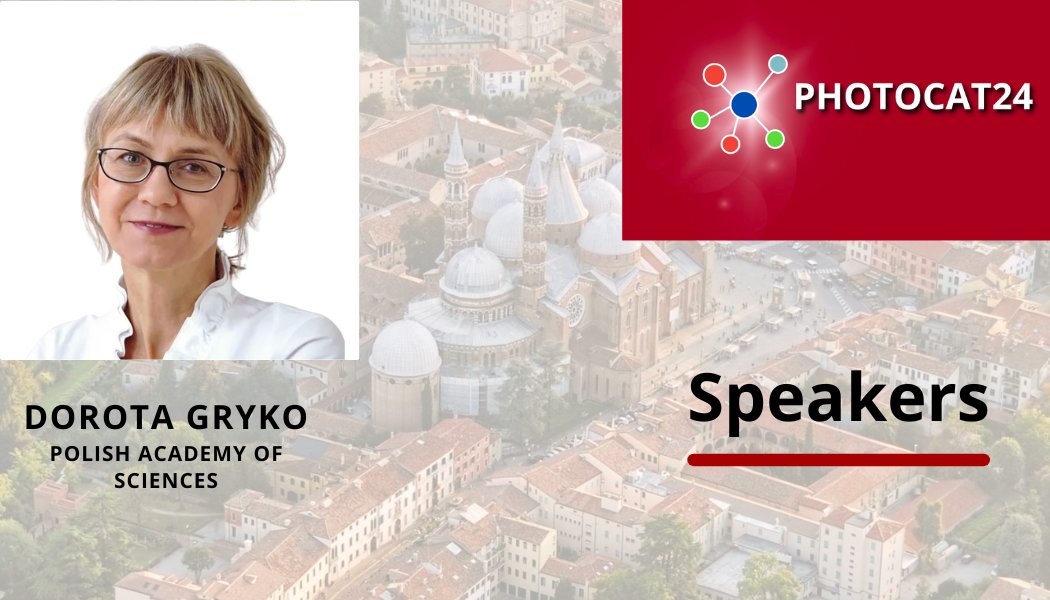 Welcome @GroupGryko as a #PHOTOCAT24 speaker!.
They are focused on solving the problems caused by pollution, developing chemical methods in an eco-friendly manner. Its research involves the use of vitamin B-12/porphyrins in photocatalysis, as well as photocatalysis at interfaces.