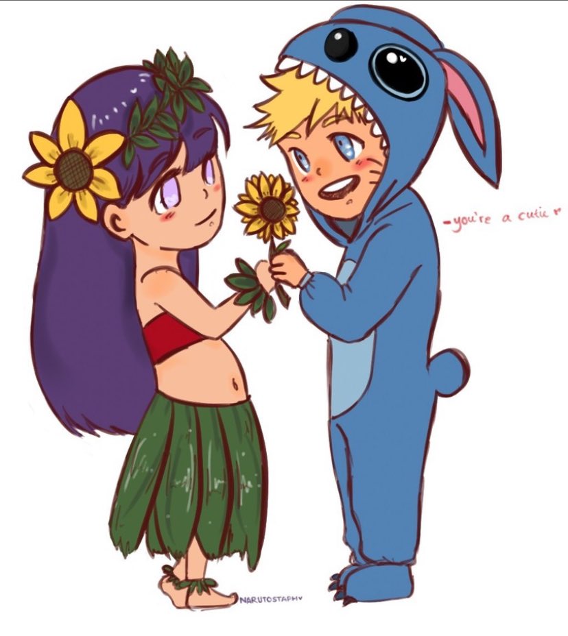 Stop! This NaruHina fanart is too cute 😭😭😭