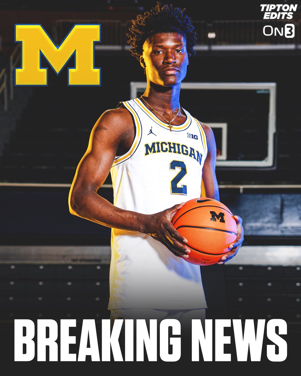 NEWS: Lorenzo Cason, a former FAU signee, will follow Dusty May to Michigan and has committed to the Wolverines, he tells @On3Recruits. on3.com/college/michig…