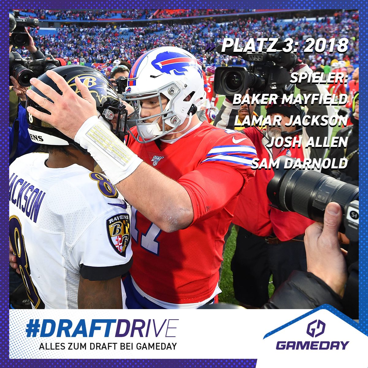 Die Quarterback-Class in dem Draft 2024 ist stark.💪  Doch was war der beste Draft für Quarterbacks seit 2000? Hier die Top 5❗ Welchen Draft fandet ihr am stärksten?⬇️ 

➡️ Mehr zu den Top 5 erfahrt ihr auf unserer Website: Link!📰 

#Gameday #EverydayIsGameday #DraftDrive