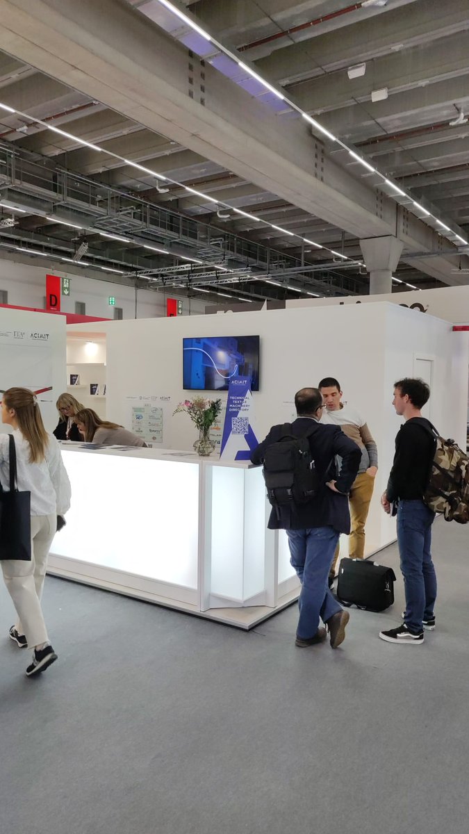 ACIMIT_info's tweet image. First day at #techtextil2024 ! Continue to visit us at Italian pavillon HALL 12.0!