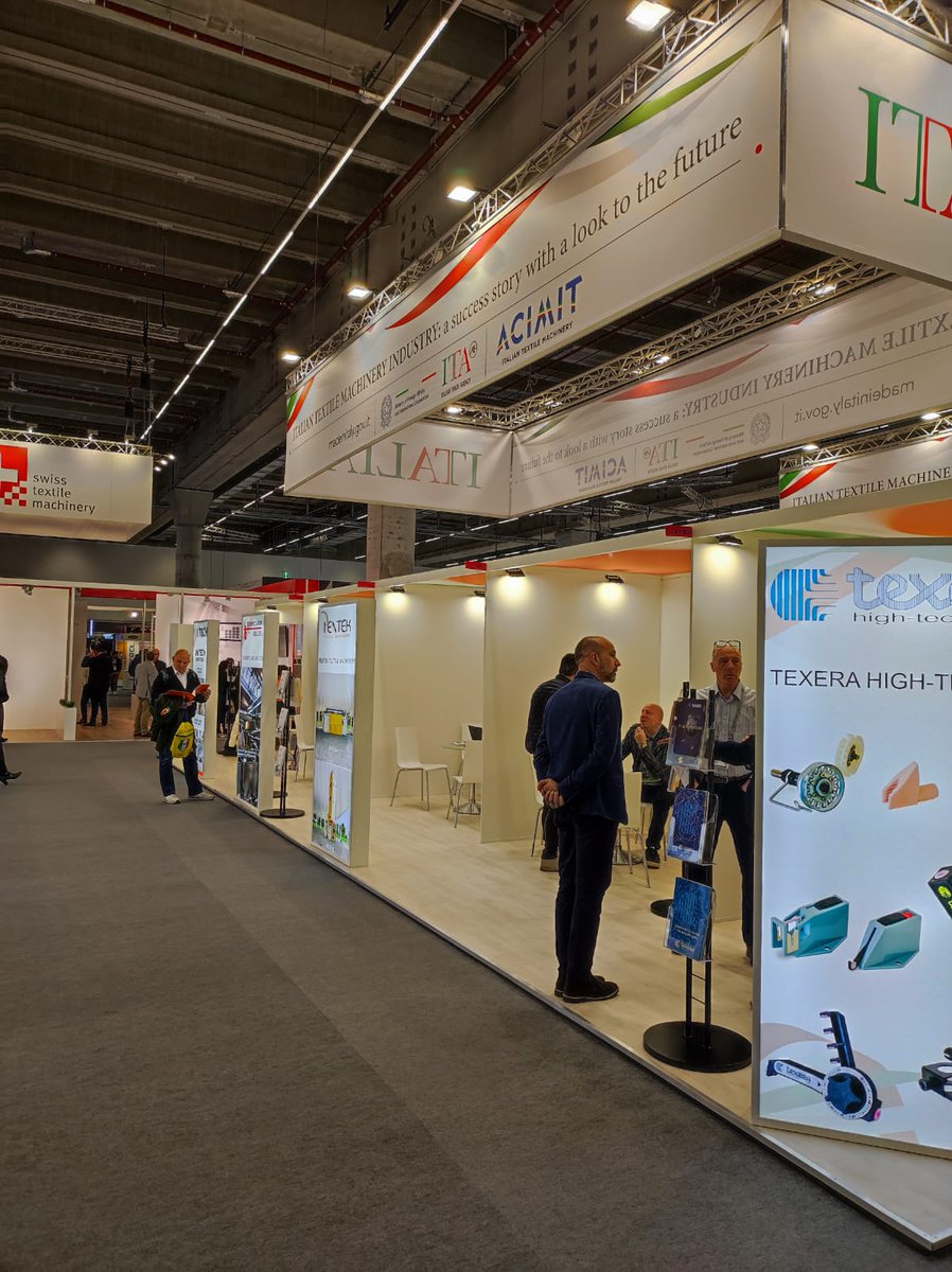 ACIMIT_info's tweet image. First day at #techtextil2024 ! Continue to visit us at Italian pavillon HALL 12.0!