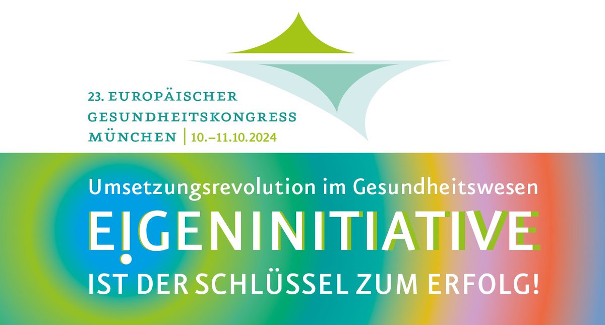 🌟 Save the Date! Der 23. Europäische Gesundheitskongress München steht bevor! 🚀 Am 10. und 11. Oktober 2024 im Hilton Hotel München: Melden Sie sich hier an: gesundheitskongress.de/anmeldung-2024… Kongressprogramm folgt! #EuropäischerGesundheitskongress #Gesundheitswesen #Networking #München