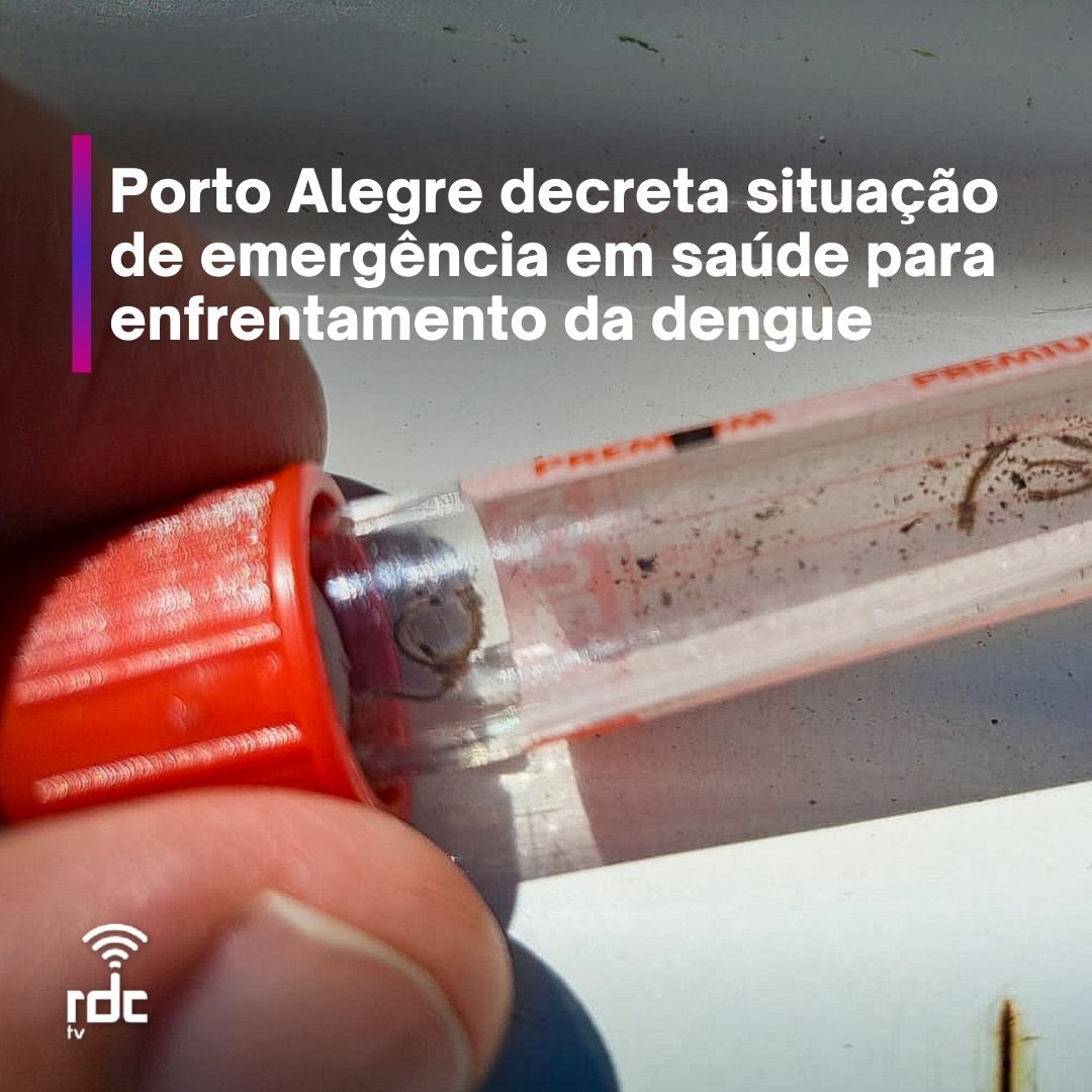 O prefeito de Porto Alegre, Sebastião Melo, decretou situação de emergência em saúde pública para enfrentamento da dengue. A Capital registra quatro óbitos por dengue até o momento.

rdctv.com.br/noticias/porto…