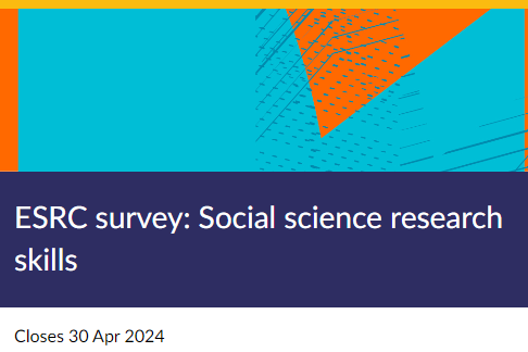 Only one week left to take our survey 🚨 Let us know how we can support UK social scientists to develop their research skills here: orlo.uk/jeZ5W Open until 30 April