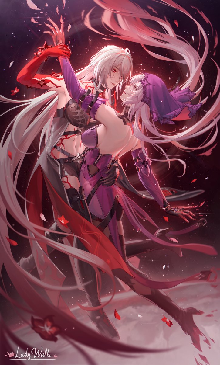 _LadyWaltz's tweet photo. Last Dance🥀
#Acheswan #HonkaiStarRail #MultiverseVistas https://t.co/hxTfr15AkC