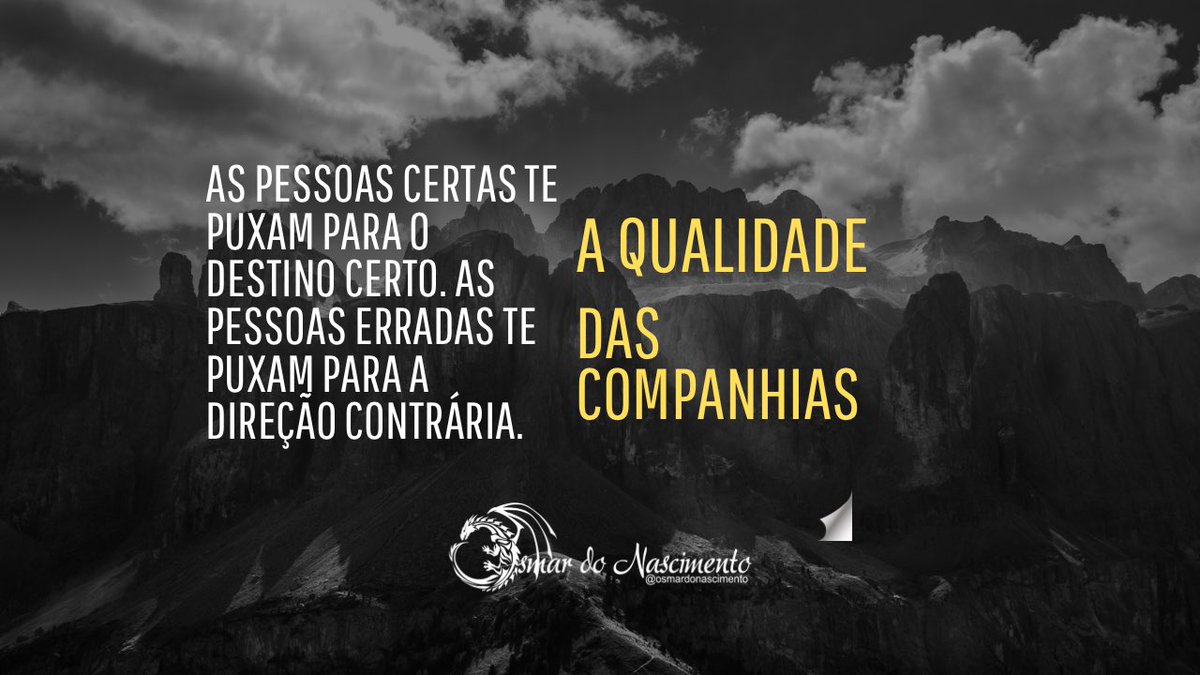 osmar_nn's tweet photo. Lembre-se de que você também é uma influência para os outros. Como você impacta as pessoas ao seu redor? Você as puxa para o destino certo ou para a direção contrária? Seja alguém que inspira, que apoia e que caminha ao lado daqueles que precisam de você.
https://t.co/iLd5gow3di https://t.co/RjAZ7PNHGQ