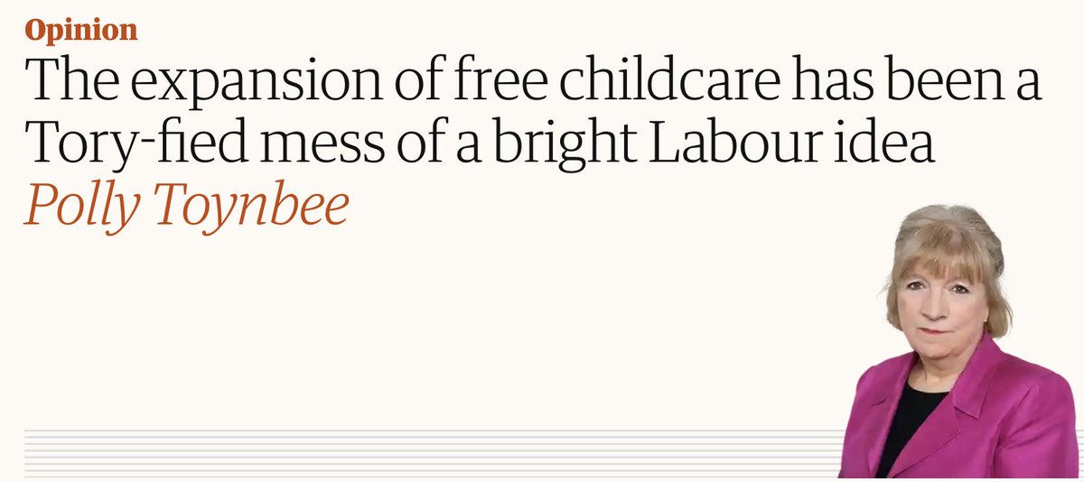 Every time I read a piece on nursery education/early years/childcare system, I keep thinking about the biological, relational, attachmnt needs of young children -- and what happens when these are not part of the thinking of grown-ups who design the system. theguardian.com/commentisfree/…