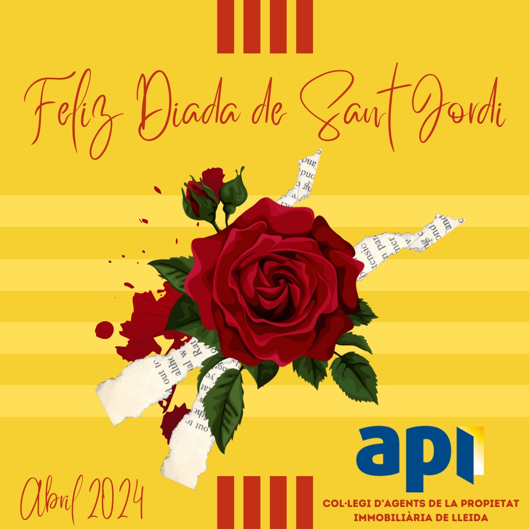 apilleida's tweet image. API Lleida et desitja una bona diada de Sant Jordi repleta de llibres i roses. I aprofitem per felicitar a tots els Jordis, Jorges, Jordines i Georgines.

#apilleida 
#santjordi
#cultura
#tradició