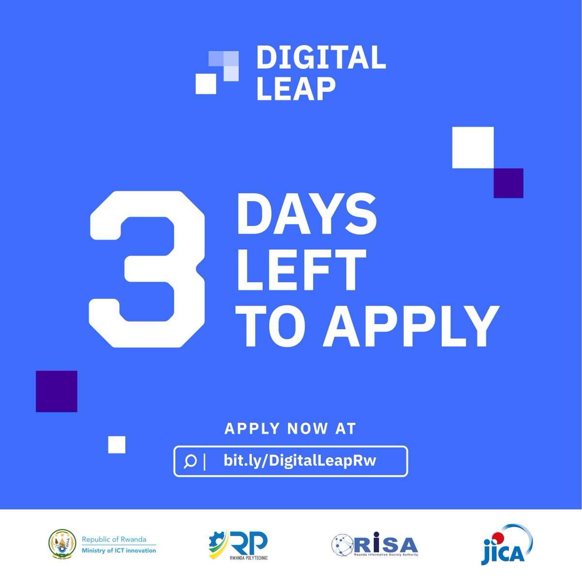 If you haven't applied for our design contest yet, now's the time! Submit your application today at bit.ly/DigitalLeapRw