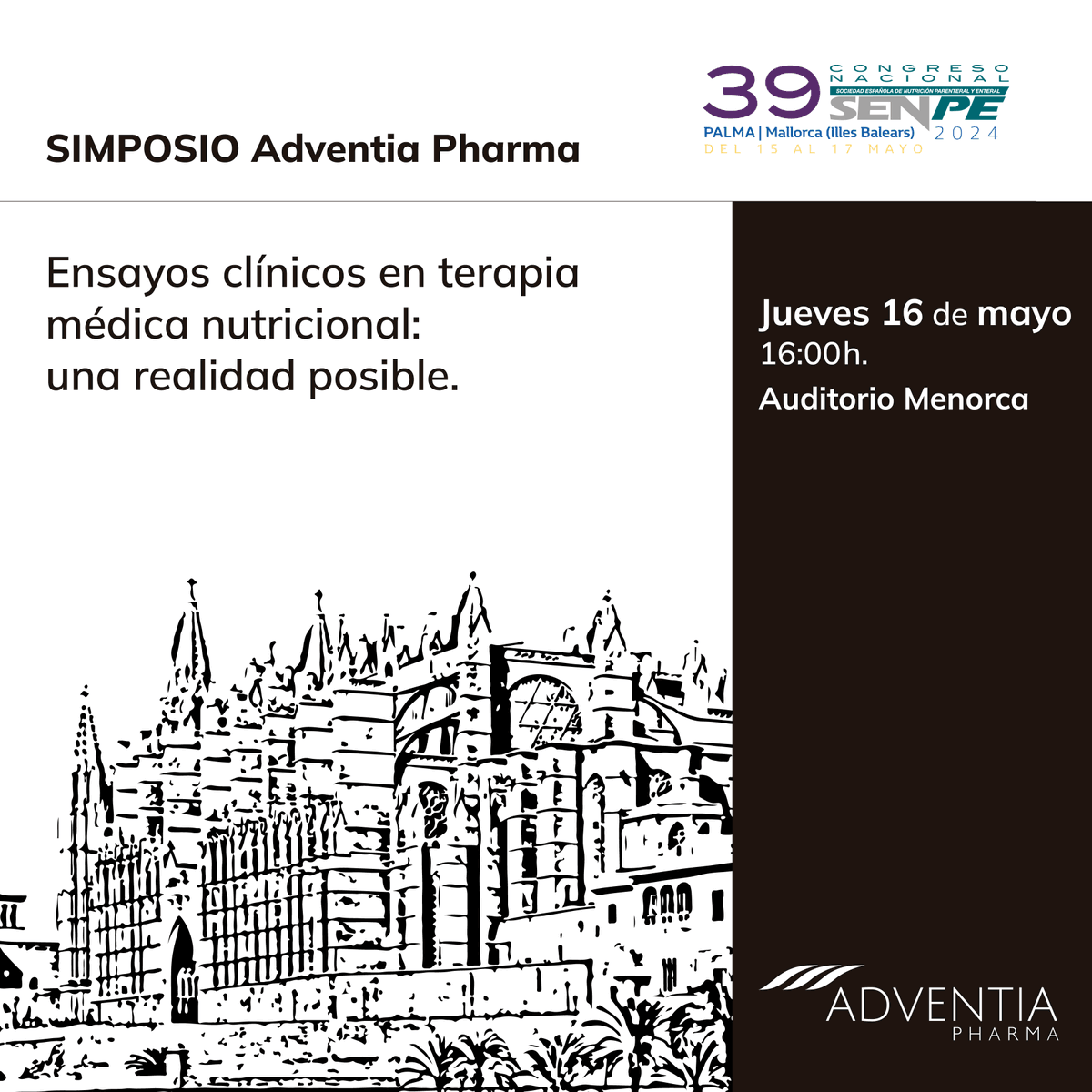 Estamos emocionados de anunciar nuestra participación en <a href="/SENPE_/">SENPE</a> con el simposio: "Ensayos clínicos en terapia médica nutricional: una realidad posible", presentaremos los resultados de tres ensayos clínicos que hemos desarrollado en los últimos años.

¡Te esperamos!

#SENPE2024