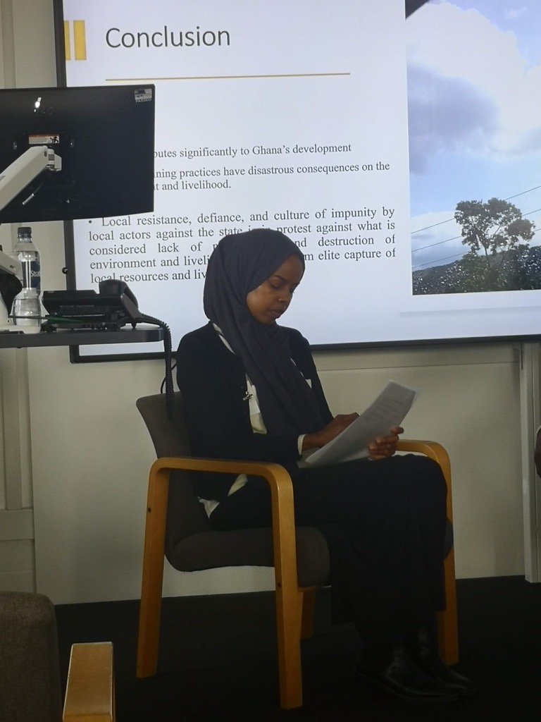 Discussing "Environmental Change and Security" as part of the CAS/CeSeR Annual Conference this morning.
<a href="/africanstudies/">CAS Edinburgh</a> <a href="/ceseredinburgh/">CeSeR</a> #CAS_CeSeR_Annual_Conference_2024