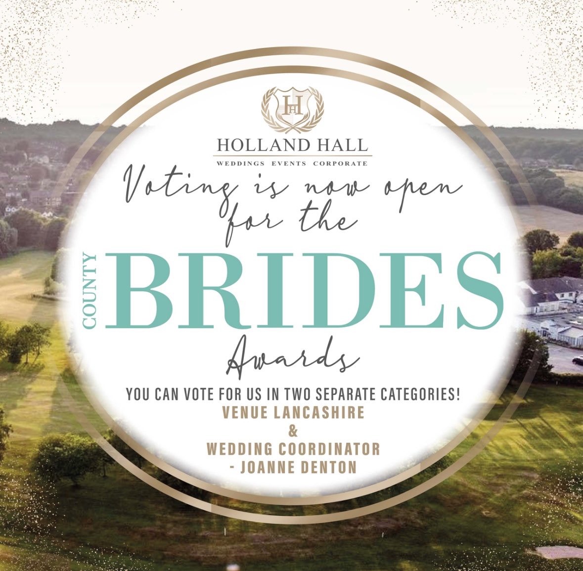 💍 To all our Holland Hall couples, VOTING IS NOW OPEN for The @countybridesltd North West Wedding Awards!

🏆 You can vote for us in two categories - Venue Lancashire & Wedding Coordinator - Joanne Denton.

🗳️ countybrides.com/awards/

#NWWA #NWWA24 #NorthWestWeddingAwards