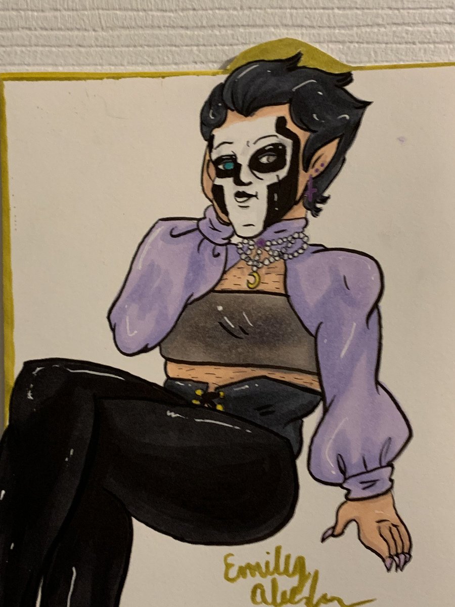 I added color to that cunty Terzo sketch. I want to tear into him😈😈😈 
#ghostbc #ghostband #ghost #ghostfanart #papaemeritusIII