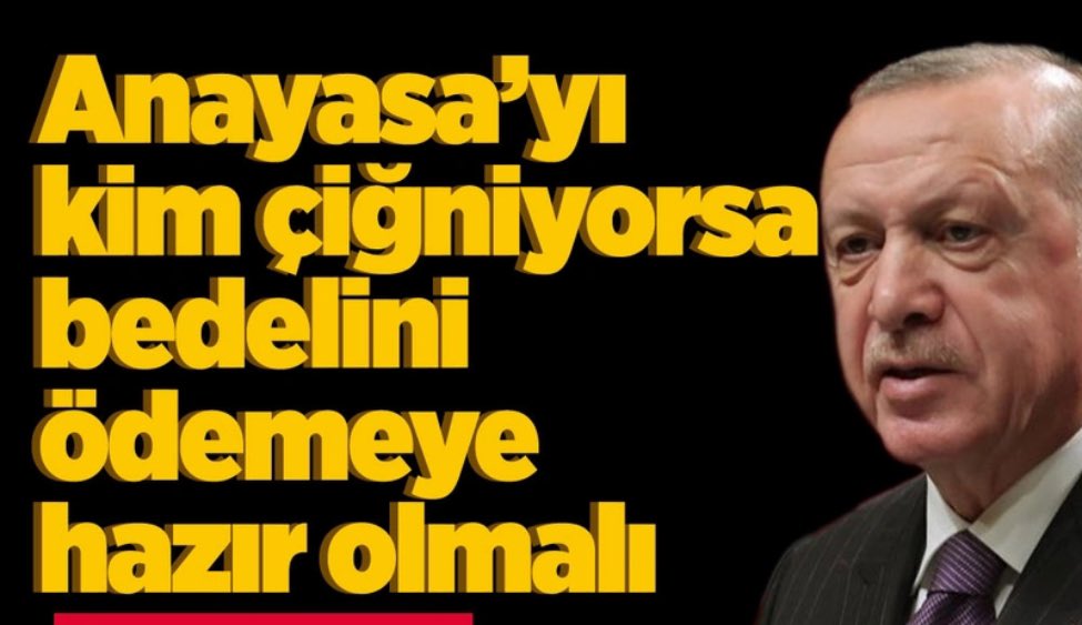 Reis haklı: Bi bedeli olmalı Anayasa çiğnemenin. İktidar ne kadar uzun, ne kadar baskıcı sürerse sürsün; bedeli sorulmalı günü gelince.