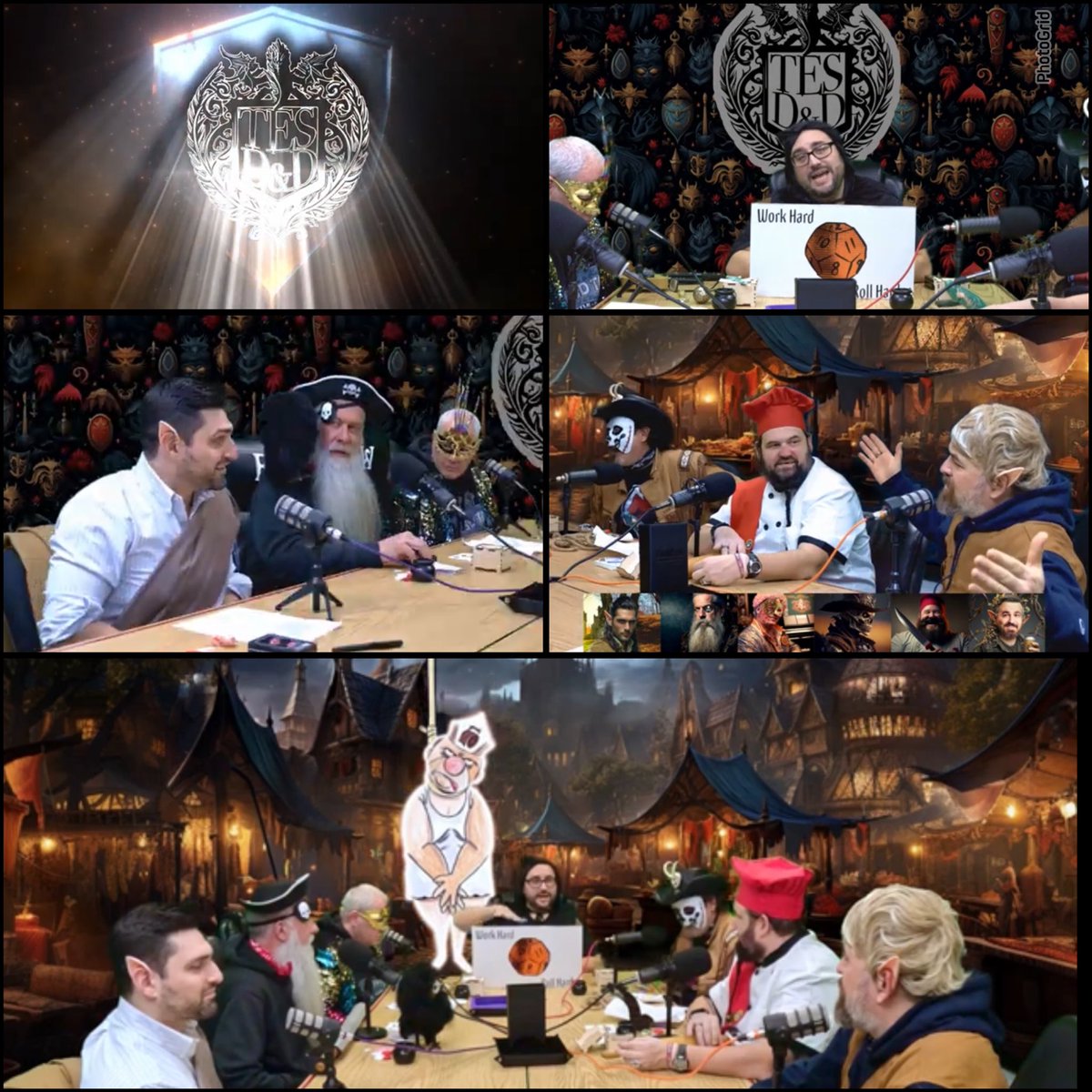 Time for a new TESD&amp;D on #TESDpatreon 🐜📺💜
With your gamemaster <a href="/tmilo1982/">tom milo 🐜 #2749</a> , The Wandering Baron, Bri The Pi, Hey U Boy, Sunday The Silver Tongue and not one, but 2 guests! Handsome Huntsman and Fistormesh 🎲 Enjoy! 
#workhardrollharder #TESD <a href="/sundayjeff/">booyah</a>