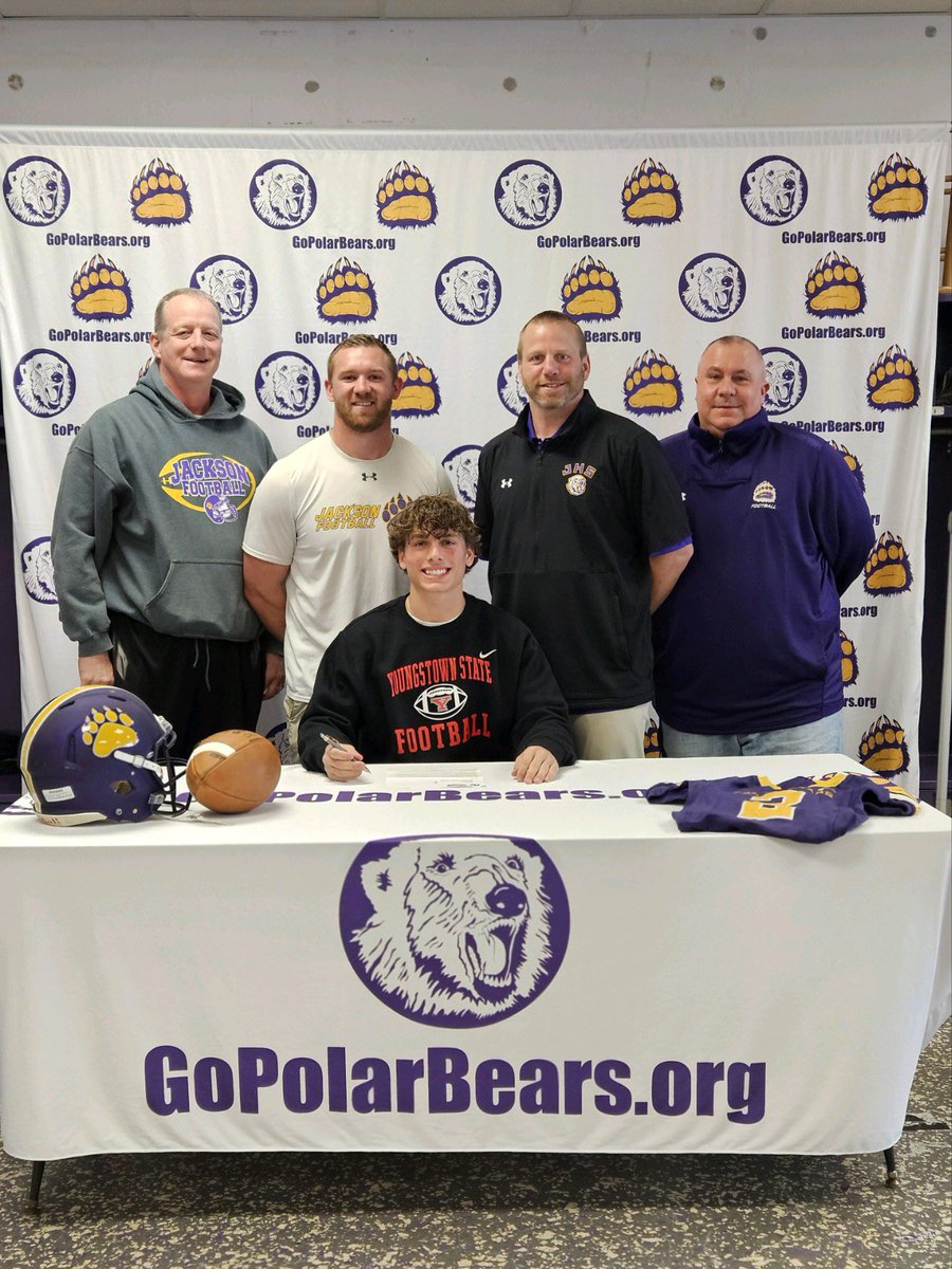 Jackson Football (@jhspolarbearsfb) on Twitter photo Congratulations to Anthony Fuline on signing with <a href="/ysufootball/">Youngstown State Football</a>.
#recruitJackson Congratulations to Anthony Fuline on signing with <a href="/ysufootball/">Youngstown State Football</a>.
#recruitJackson