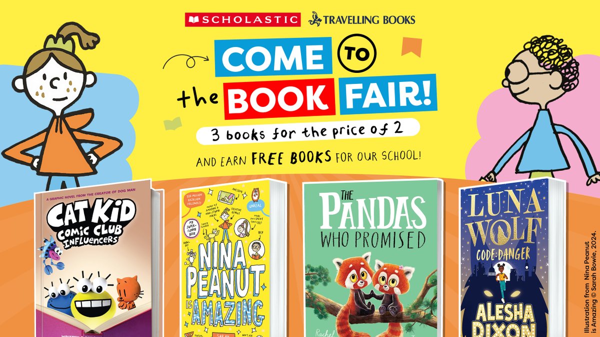 ⭐️📚The Book Fair is coming to Wyvil Primary School, and you don't want to miss it! Join us in the lower and upper playgrounds from 3:10 pm to 3:30 pm on Tuesday 7 May toThursday 9 May📚⭐️ #scholastic #travellingbooks #thebookfair
