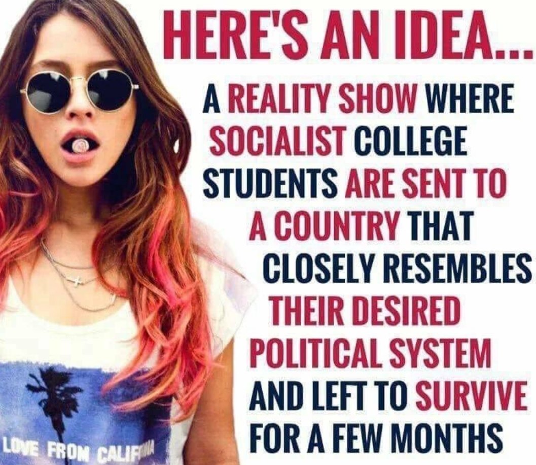 I love this idea! Anyone else? #socialism 🤬