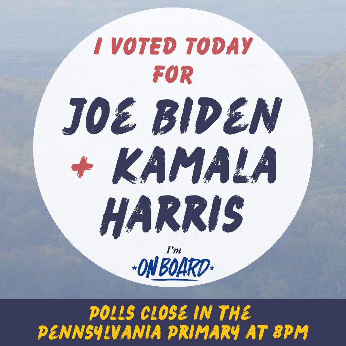 TODAY IS PRIMARY ELECTION DAY!!! I was proud to cast my vote for @JoeBiden & @KamalaHarris! They’ve protected our democracy, stood up for a women’s right to choose, and delivered for America’s working families. I hope you’ll join me today in voting for Biden-Harris! #LetsWork