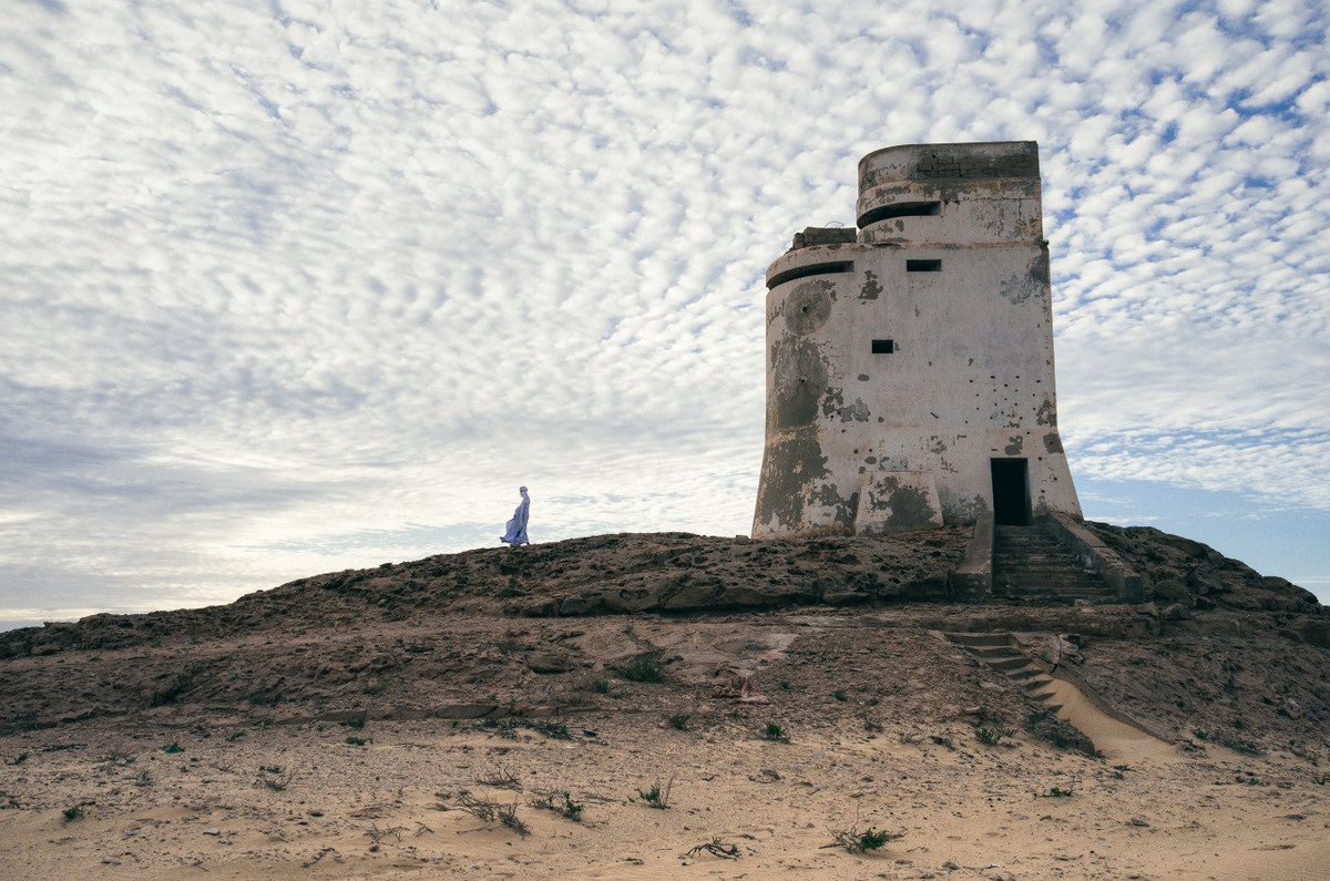 Observation tower in Nouadhibou, Mauritania, as photographed by Jody MacDonald