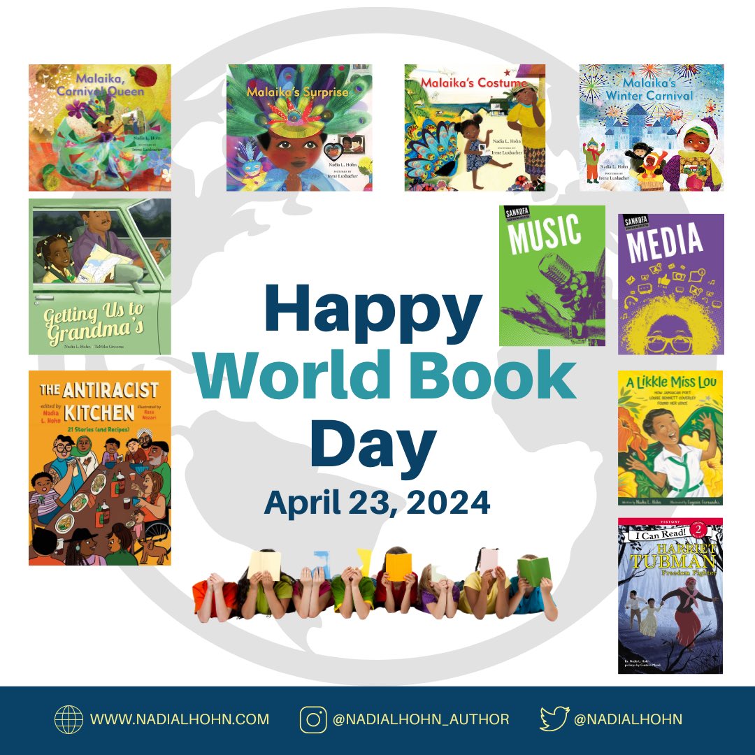 Today is #WorldBookDay!

On this day, I wish to celebrate the diversity of the contributors to #TheAntiracistKitchen, each having roots in different parts of the world. 🌎 🌍 

#HappyWorldBookDay !

<a href="/orcabook/">Orca Book Publishers</a> <a href="/GroundwoodBooks/">Groundwood Books</a> <a href="/owlkids/">Owlkids Publishing</a> <a href="/HarperChildrens/">HarperKids</a>