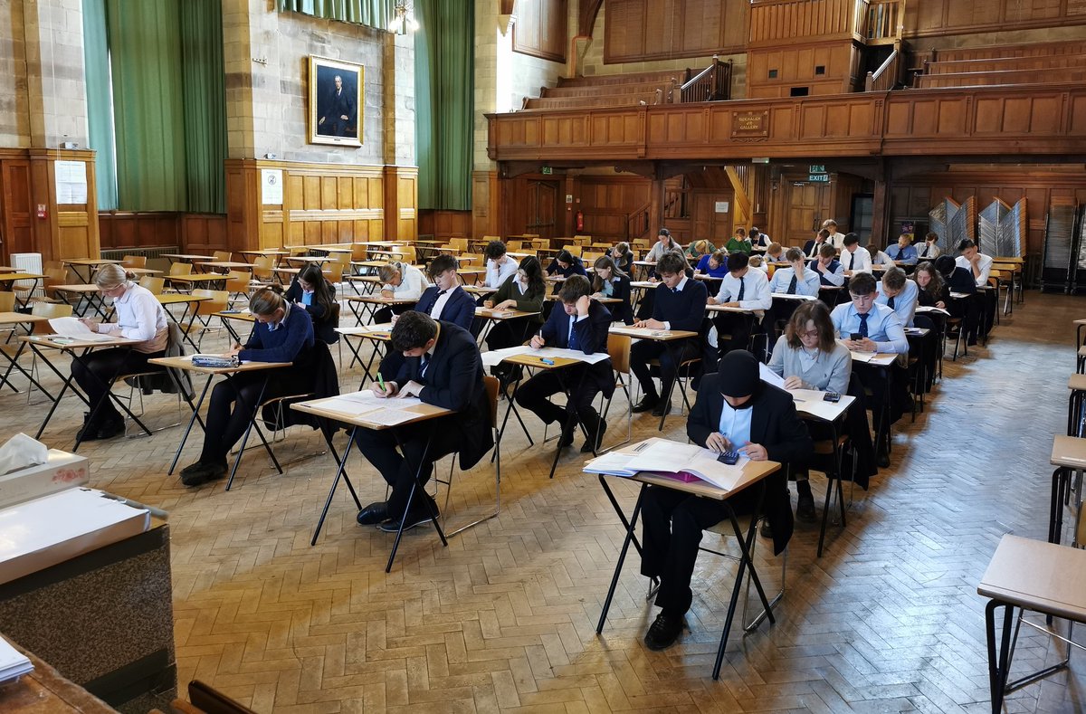 Year 12 exams are in full flow, and the pupils have been brilliant since they began.