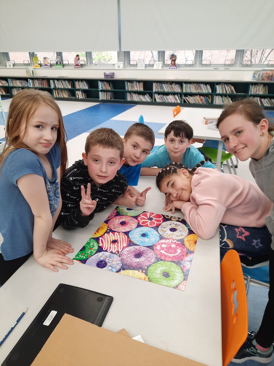 Last day for Jigsaw Puzzle club with these amazing #tmgenius kiddos.