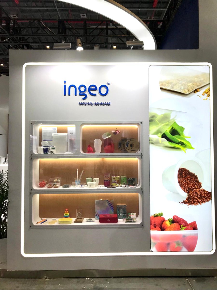 natureworks's tweet image. #Chinaplas2024 day 1 success! 🎉 We're thrilled to showcase innovative Ingeo PLA-based applications this year, including rigid compostable coffee capsules, biobased flexible films, 3D prints, and more! Visit our booth in Hall 1.2, D48 @CHINAPLAS #Ingeo #PLA #biomaterials
