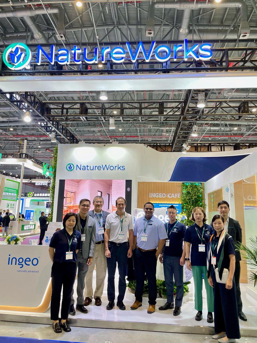 natureworks's tweet image. #Chinaplas2024 day 1 success! 🎉 We're thrilled to showcase innovative Ingeo PLA-based applications this year, including rigid compostable coffee capsules, biobased flexible films, 3D prints, and more! Visit our booth in Hall 1.2, D48 @CHINAPLAS #Ingeo #PLA #biomaterials