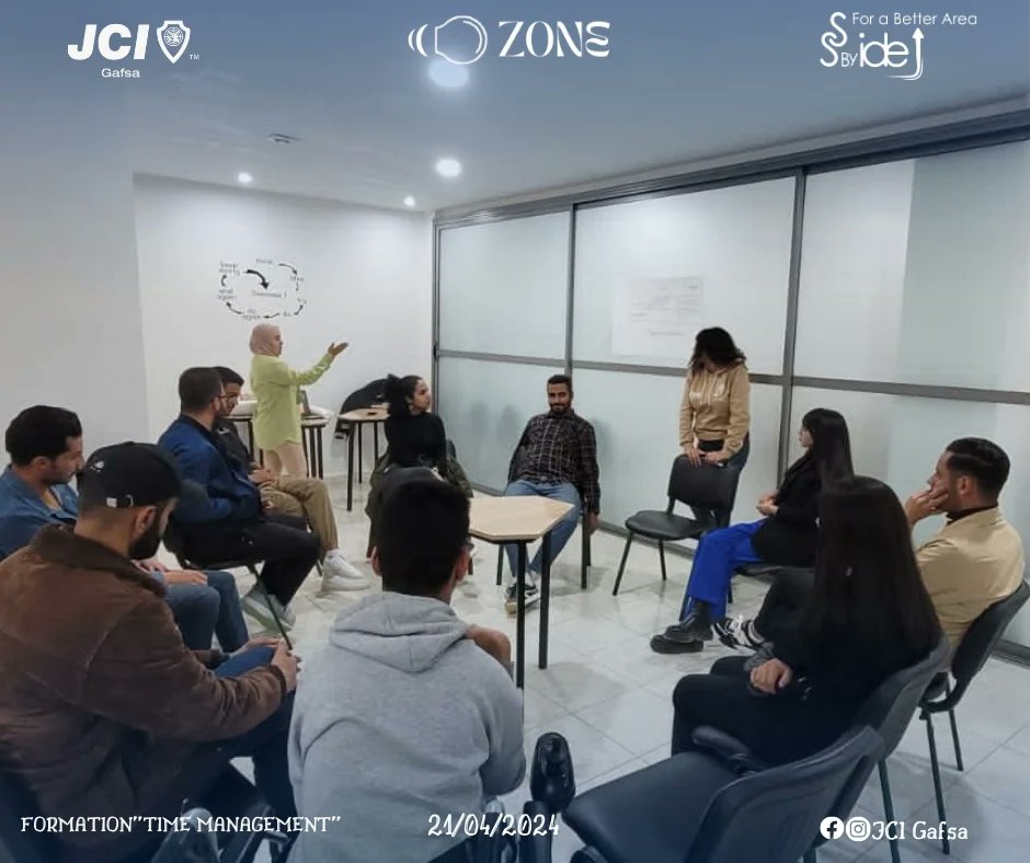 JCI_GAFSA's tweet photo. Formation "Time Management"
JCI GAFSA https://t.co/GtSIrh5kzR